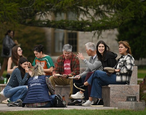 Fall Weekend Saturday, October 7, 2023 on Tempel Green.  (Connecticut College Photo by Sean D. Elliot)