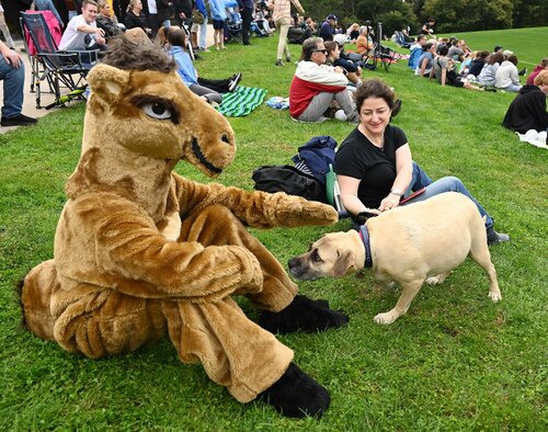 Fall Weekend Saturday, October 7, 2023 on Tempel Green.  (Connecticut College Photo by Sean D. Elliot)