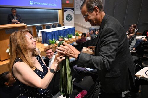 Goodwin-Niering Center for the Environment alumni achievement award Saturday, October 7, 2023 in Olin Hall 014.  (Connecticut College Photo by Sean D. Elliot)