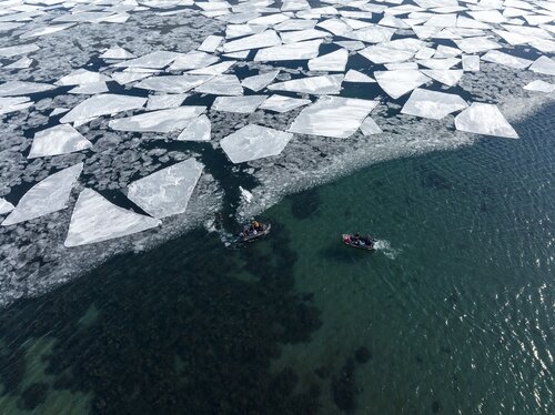Zodiac cruise along the pack ice in Svalbard Zodiac Secret Atlas