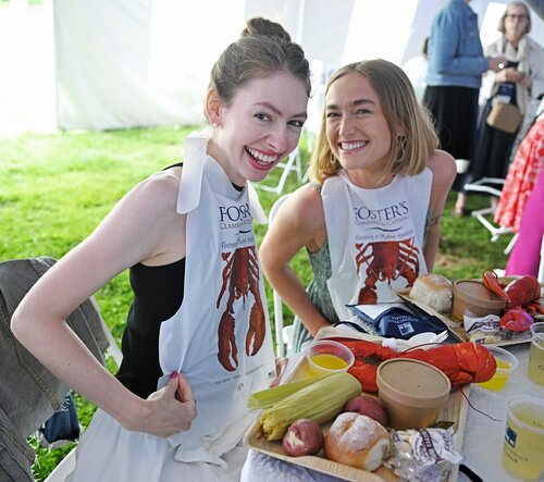 Reunion 2025 New England Lobster Bake Friday, May 30, 2025 in the main tent on Tempel Green. (Connecticut College photos by Sean D. Elliot)