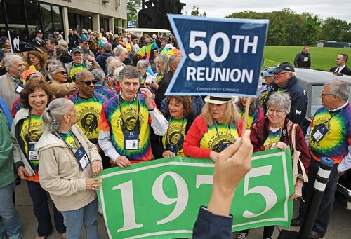 Reunion 2025 Parade of Classes Saturday, May 31, 2025 from Cummings Patio to Palmer Auditorium. (Connecticut College photos by Sean D. Elliot)