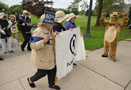 Reunion 2025 Parade of Classes Saturday, May 31, 2025 from Cummings Patio to Palmer Auditorium. (Connecticut College photos by Sean D. Elliot)