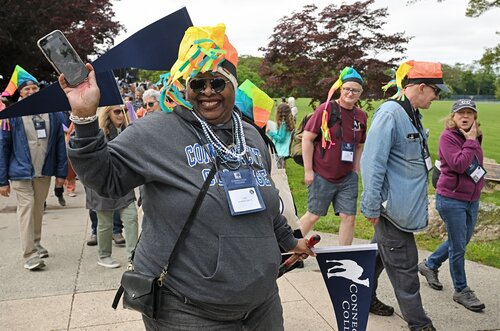 Reunion 2025 Parade of Classes Saturday, May 31, 2025 from Cummings Patio to Palmer Auditorium. (Connecticut College photos by Sean D. Elliot)