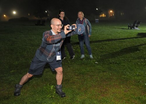 Reunion 2025 Late Night Dance Party with James “DJ E@ZY” Jackson ’11 Friday, May 30, 2025 in the Oak Tent. (Connecticut College photos by Sean D. Elliot)