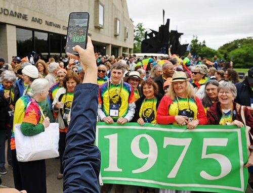 Reunion 2025 Parade of Classes Saturday, May 31, 2025 from Cummings Patio to Palmer Auditorium. (Connecticut College photos by Sean D. Elliot)