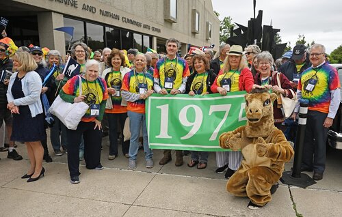 Reunion 2025 Parade of Classes Saturday, May 31, 2025 from Cummings Patio to Palmer Auditorium. (Connecticut College photos by Sean D. Elliot)