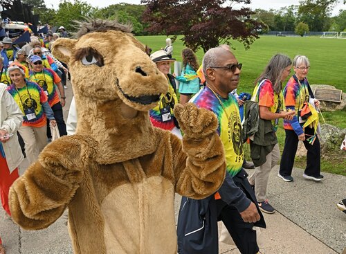 Reunion 2025 Parade of Classes Saturday, May 31, 2025 from Cummings Patio to Palmer Auditorium. (Connecticut College photos by Sean D. Elliot)