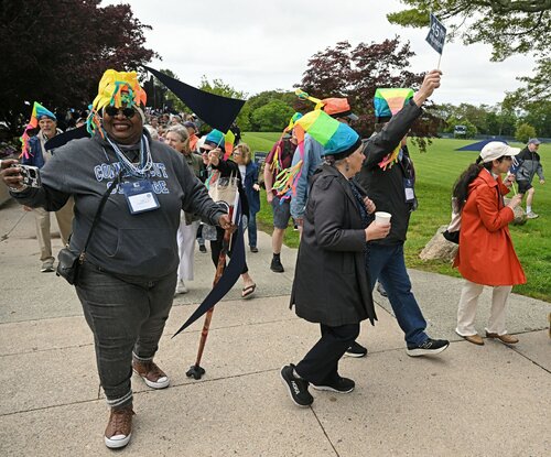 Reunion 2025 Parade of Classes Saturday, May 31, 2025 from Cummings Patio to Palmer Auditorium. (Connecticut College photos by Sean D. Elliot)