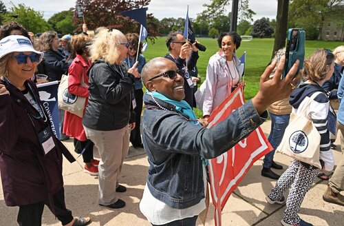 Reunion 2025 Parade of Classes Saturday, May 31, 2025 from Cummings Patio to Palmer Auditorium. (Connecticut College photos by Sean D. Elliot)