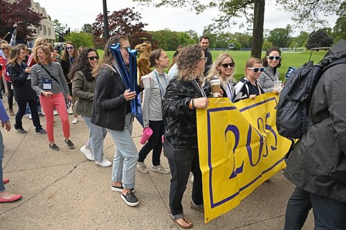 Reunion 2025 Parade of Classes Saturday, May 31, 2025 from Cummings Patio to Palmer Auditorium. (Connecticut College photos by Sean D. Elliot)