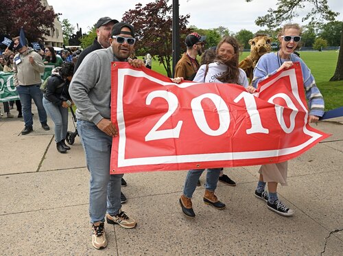 Reunion 2025 Parade of Classes Saturday, May 31, 2025 from Cummings Patio to Palmer Auditorium. (Connecticut College photos by Sean D. Elliot)