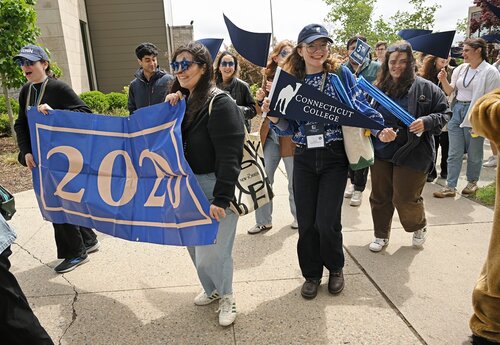 Reunion 2025 Parade of Classes Saturday, May 31, 2025 from Cummings Patio to Palmer Auditorium. (Connecticut College photos by Sean D. Elliot)