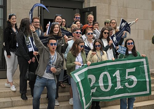 Reunion 2025 Parade of Classes Saturday, May 31, 2025 from Cummings Patio to Palmer Auditorium. (Connecticut College photos by Sean D. Elliot)
