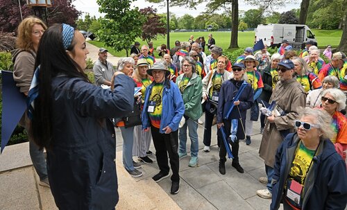 Reunion 2025 Parade of Classes Saturday, May 31, 2025 from Cummings Patio to Palmer Auditorium. (Connecticut College photos by Sean D. Elliot)