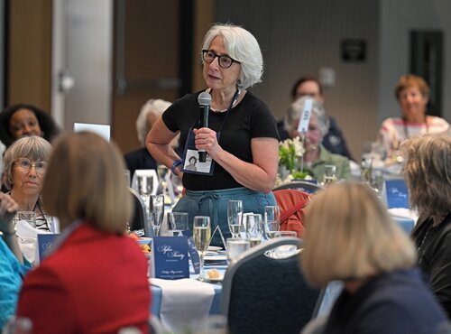 Reunion 2025 Sykes Society Luncheon Friday, May 30, 2025 in the 1962 Room. (Connecticut College photos by Sean D. Elliot)
