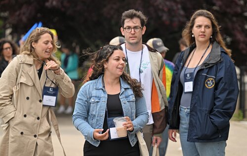 Reunion 2025 Mix, Mingle, Mimosa Saturday, May 31, 2025 at Cummings Patio. (Connecticut College photos by Sean D. Elliot)