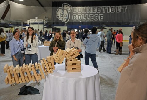 Reunion 2025 Brews and Blues, minus the Waterfront Blast, Saturday, May 31, 2025 in Dayton Arena. (Connecticut College photos by Sean D. Elliot)