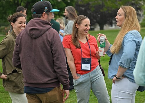Reunion 2025 New England Lobster Bake Friday, May 30, 2025 in the main tent on Tempel Green. (Connecticut College photos by Sean D. Elliot)