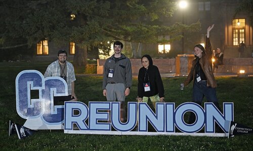 Reunion 2025 Late Night Dance Party with James “DJ E@ZY” Jackson ’11 Friday, May 30, 2025 in the Oak Tent. (Connecticut College photos by Sean D. Elliot)