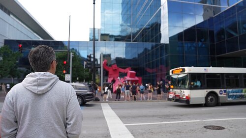 Protest against Marriott International in Chicago