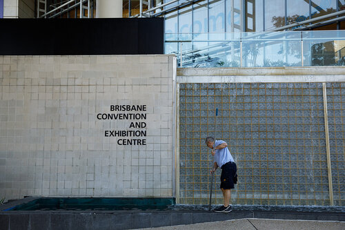 IAS 2023, the 12th Conference on HIV Science. Brisbane, Australia. 22/07/2023. GENCON - General scenes, pre-conference. In this photo: venue

Copyright Max Mason-Hubers / IAS