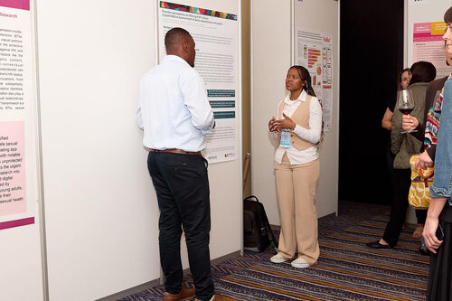 HIVR4P, the 5th HIV Research for Prevention Conference. Lima, Peru. 9 October, 2024

79
Poster Exhibition
Photos of group discussing/presenters on both 3rd and 4th floor

©️ Nicole Bergman / IAS