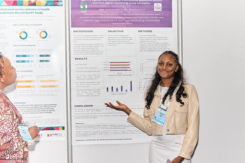 HIVR4P, the 5th HIV Research for Prevention Conference. Lima, Peru. 9 October, 2024

79
Poster Exhibition
Photos of group discussing/presenters on both 3rd and 4th floor

©️ Nicole Bergman / IAS