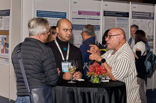 HIVR4P, the 5th HIV Research for Prevention Conference. Lima, Peru. 9 October, 2024

79
Poster Exhibition
Photos of group discussing/presenters on both 3rd and 4th floor

©️ Nicole Bergman / IAS