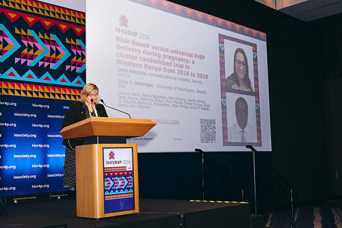 HIVR4P, the 5th HIV Research for Prevention Conference. Lima, Peru. 9 October, 2024

OA08
Late-breaker session (JIAS HIV Prevention Award) https://programme2024.hivr4p.org/Programme/Session/34 )
Award presenter Marlene Bras (IAS)

©️ Nicole Bergman / IAS