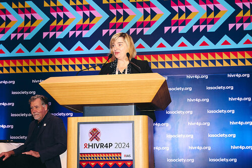 HIVR4P, the 5th HIV Research for Prevention Conference. Lima, Peru. 9 October, 2024

OA08
Late-breaker session (JIAS HIV Prevention Award) https://programme2024.hivr4p.org/Programme/Session/34 )
Award presenter Marlene Bras (IAS)

©️ Nicole Bergman / IAS