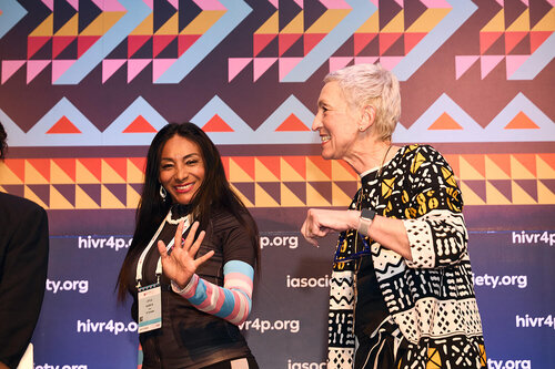 HIVR4P, the 5th HIV Research for Prevention Conference. Lima, Peru. 10 October, 2024

PL04 Realising the promise
Award presenter Cesar speakers

©️ Nicole Bergman / IAS