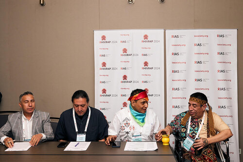 HIVR4P, the 5th HIV Research for Prevention Conference. Lima, Peru. 10 October, 2024

Activists media briefing 

©️ Nicole Bergman / IAS