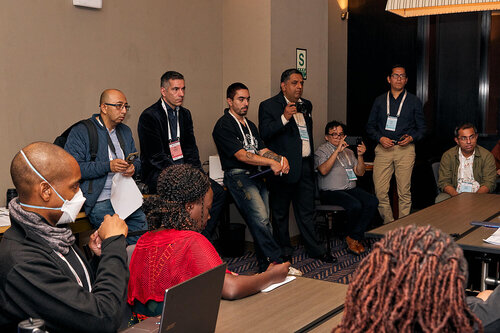 HIVR4P, the 5th HIV Research for Prevention Conference. Lima, Peru. 10 October, 2024

Activists media briefing 

©️ Nicole Bergman / IAS