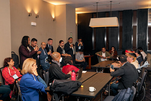 HIVR4P, the 5th HIV Research for Prevention Conference. Lima, Peru. 10 October, 2024

Activists media briefing 

©️ Nicole Bergman / IAS