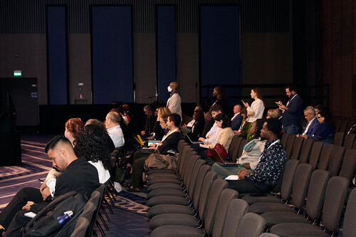 HIVR4P, the 5th HIV Research for Prevention Conference. Lima, Peru. 7 October, 2024

Official press conference
audience

©️ Nicole Bergman / IAS