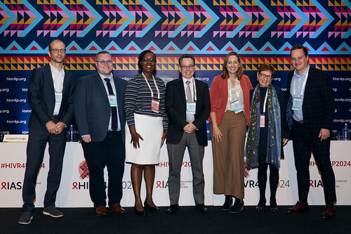 HIVR4P, the 5th HIV Research for Prevention Conference. Lima, Peru. OCT 07, 2024

Official press conference. Beatriz Grinsztejn, Jeremy Nuttall, Elizabeth Irungu, Mark Marzinke, Alessandro Grattoni, William Hahn, Colleen Kelley.