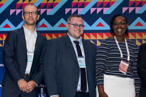 HIVR4P, the 5th HIV Research for Prevention Conference. Lima, Peru. OCT 07, 2024

Official press conference. Beatriz Grinsztejn, Jeremy Nuttall, Elizabeth Irungu, Mark Marzinke, Alessandro Grattoni, William Hahn, Colleen Kelley.