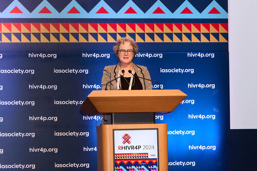 HIVR4P, the 5th HIV Research for Prevention Conference. Lima, Peru. 7 October, 2024

PL01 
Building on successes. 
Jeanne Marrazzo (National Institutes of Health)

©️ Nicole Bergman / IAS