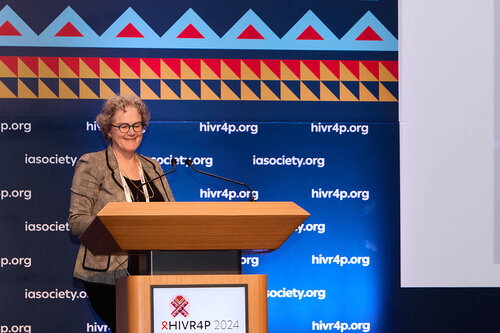 HIVR4P, the 5th HIV Research for Prevention Conference. Lima, Peru. 7 October, 2024

PL01 
Building on successes. 
Jeanne Marrazzo (National Institutes of Health)

©️ Nicole Bergman / IAS