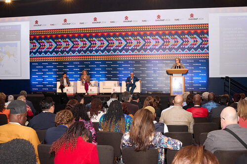 HIVR4P, the 5th HIV Research for Prevention Conference. Lima, Peru. 7 October, 2024

PL01 
Building on successes. 
Speakers: Jeanne Marrazzo (National Institutes of Health)
Beatriz Grinsztejn (IAS President and Fundação Oswaldo Cruz (Fiocruz)
Chris Beyrer (Duke University)
©️ Nicole Bergman / IAS