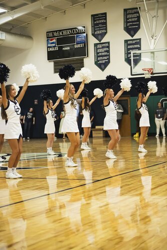 Pep rally in the gym