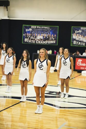 Pep rally in the gym