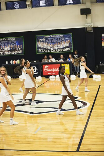 Pep rally in the gym