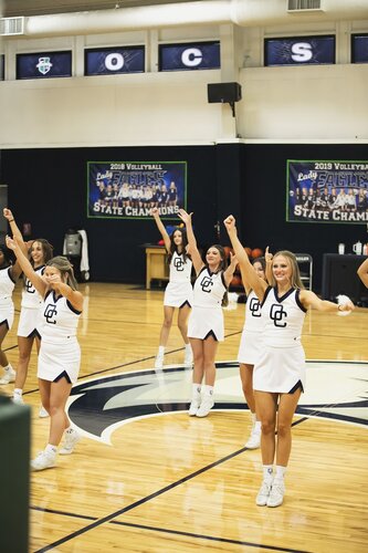 Pep rally in the gym