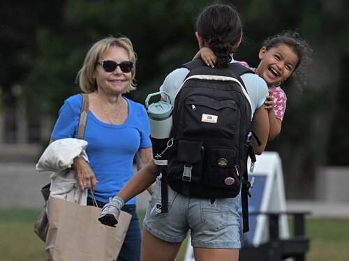 First day of Fall Weekend with pumpkin carving and opening reception Friday, September 26, 2025. (Connecticut College photos by Sean D. Elliot)