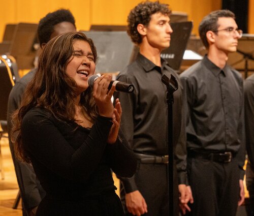 Fall Weekend Prism Concert Friday, September 26, 2025 on Tempel Green. (Connecticut College photos by Edward Harrison)