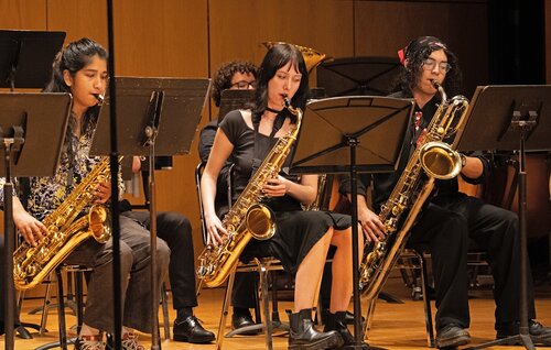 Fall Weekend Prism Concert Friday, September 26, 2025 on Tempel Green. (Connecticut College photos by Edward Harrison)