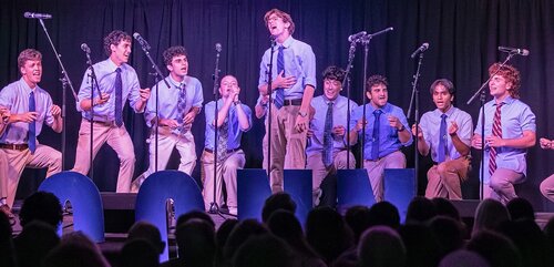 Fall Weekend A Cappella Concert Friday, September 26, 2025 on Tempel Green. (Connecticut College photos by Edward Harrison)