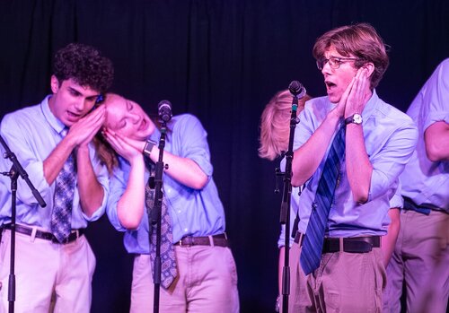 Fall Weekend A Cappella Concert Friday, September 26, 2025 on Tempel Green. (Connecticut College photos by Edward Harrison)